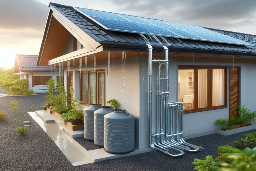 Optimizing Water Management with Collectors and Parapets